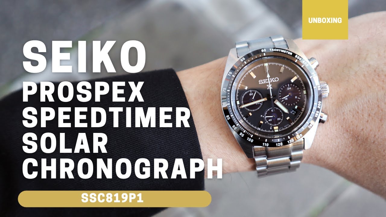 reloj de hombre SEIKO PROSPEX speedtimer SSC813P1