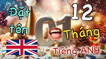 Ông trời đặt tên tiếng Anh cho 12 tháng trong năm