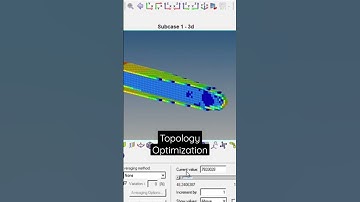 Topology Optimization in Altair Hypermesh | I Beam #3dprinting #solidworks #mechanical #engineering