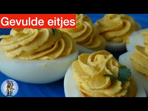 Video: Knoflook Gevulde Eieren