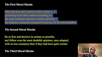 Cartesianism: Discourse on the Method - Part Three