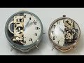 Vintage mechanical alarm clocks, what's inside? Что внутри механичеких часов?