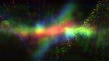 4K Rainbow Particles - Moving Background #AAVFX