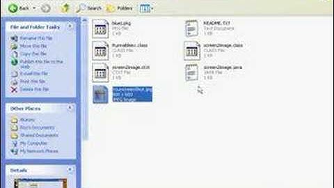 Java Screen Capture Program