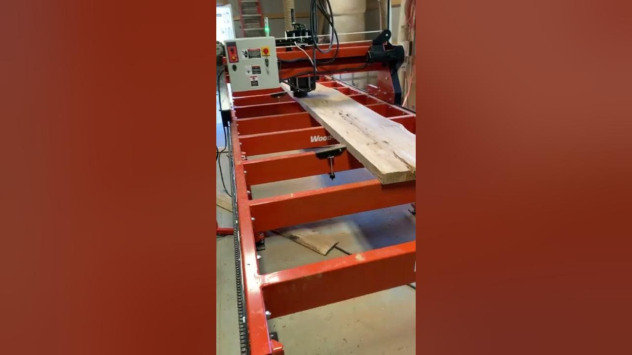 The Woodmizer MB200 Slab Flattener SLAB MIZER YouTube