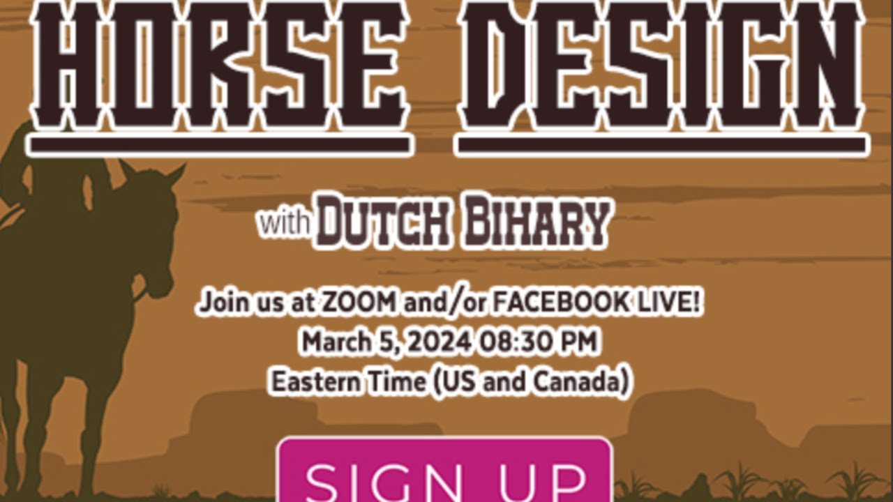 Dutch Bihary (Horse Design) Webinar