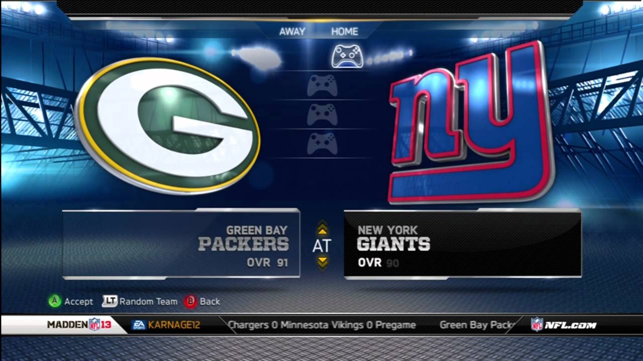 MADDEN 13: EVERY TEAMS OVERALL RATING!!!