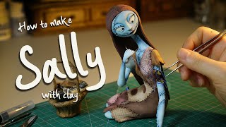 How to make Sally from The Nightmare Before Christmas with clay