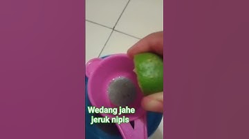 Wedang jahe jeruk nipis untuk batuk