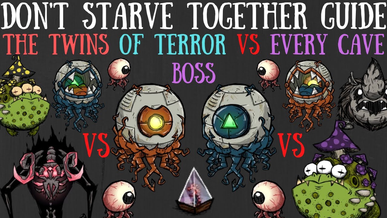 The Twins of Terror VS All Cave Bosses - Terrarium Works In The