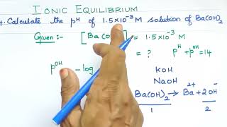 book exercise 14 ionic equilibrium