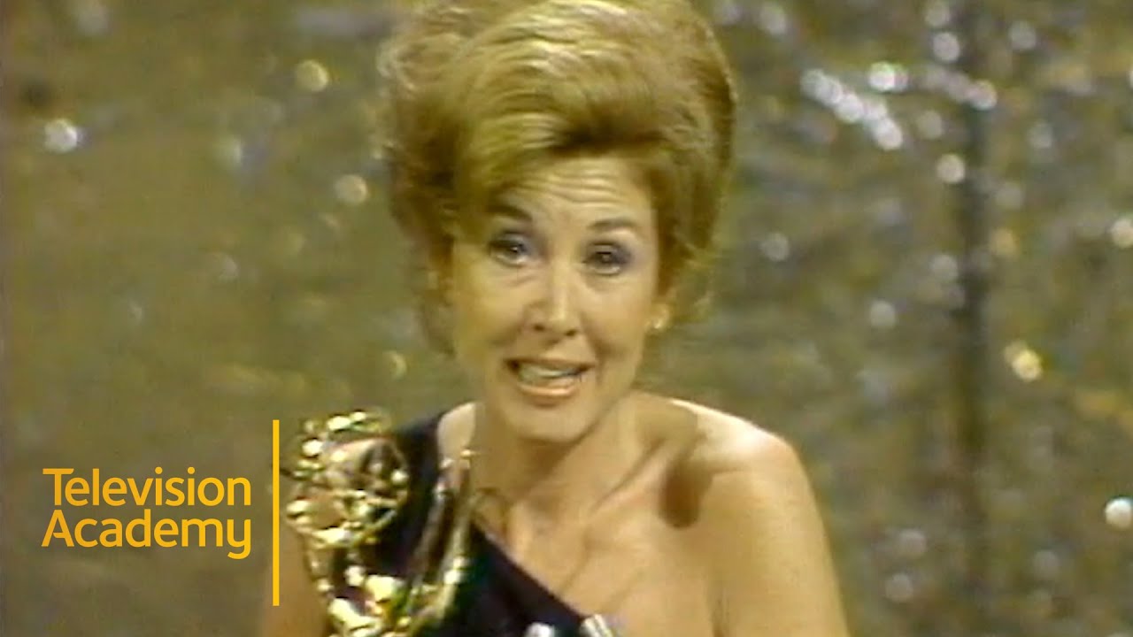 Michael Learned (not Michelle) collects her Emmy award for Outstanding Lead...