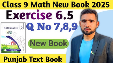 Class 9th Math New Book Chapter 6 Exercise 6.5 Question 7,8,9 | 9 Class Maths EX 6.5 | Trigonometry