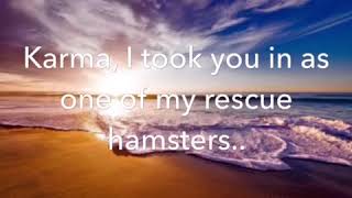 The dangers of fluffy bedding -RIP KARMA💔🐹🌈