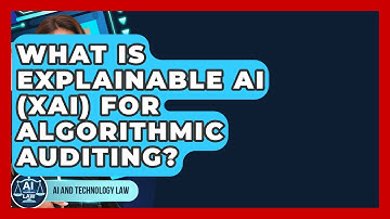 What Is Explainable AI (XAI) For Algorithmic Auditing? - AI and Technology Law