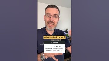 Observability Engineer vs Data Engineer?!