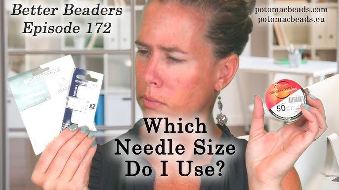 What are Big Eye Needles? - Better Beaders Episode by PotomacBeads 