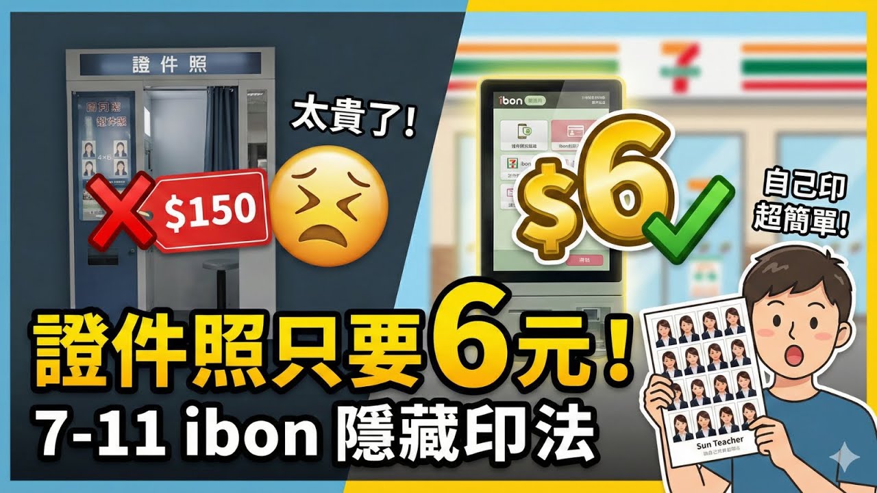 證件照 DIY 教學：光影魔術手排版 + 7-11 領件超簡單