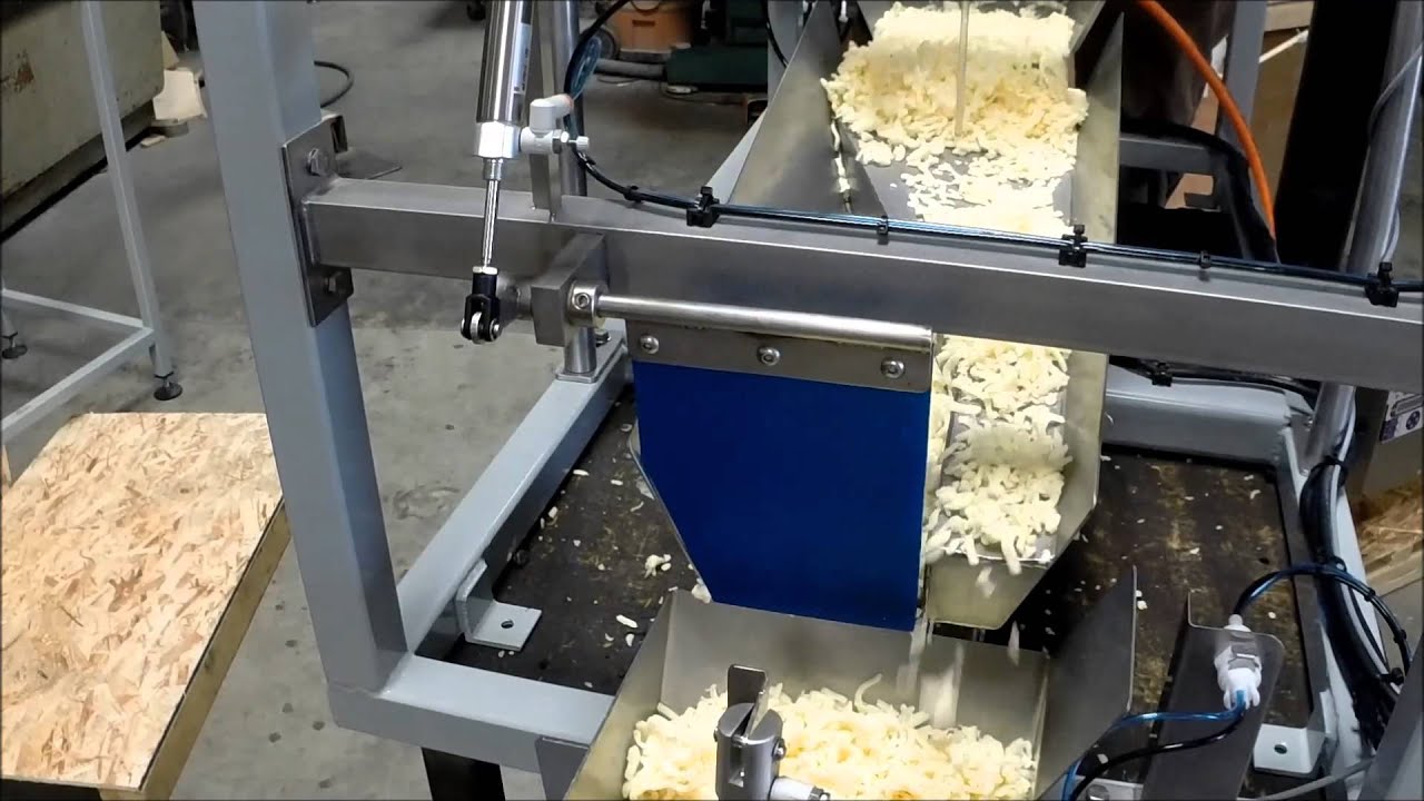 Actionpac ME1095CSLT Linear Net Weighing and Filling Machine | Packaging Shredded Cheese