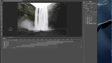 Animate a still photo of waterfall