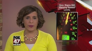 Gov. Rick Snyder signs bill to raise speed limits on designated roads