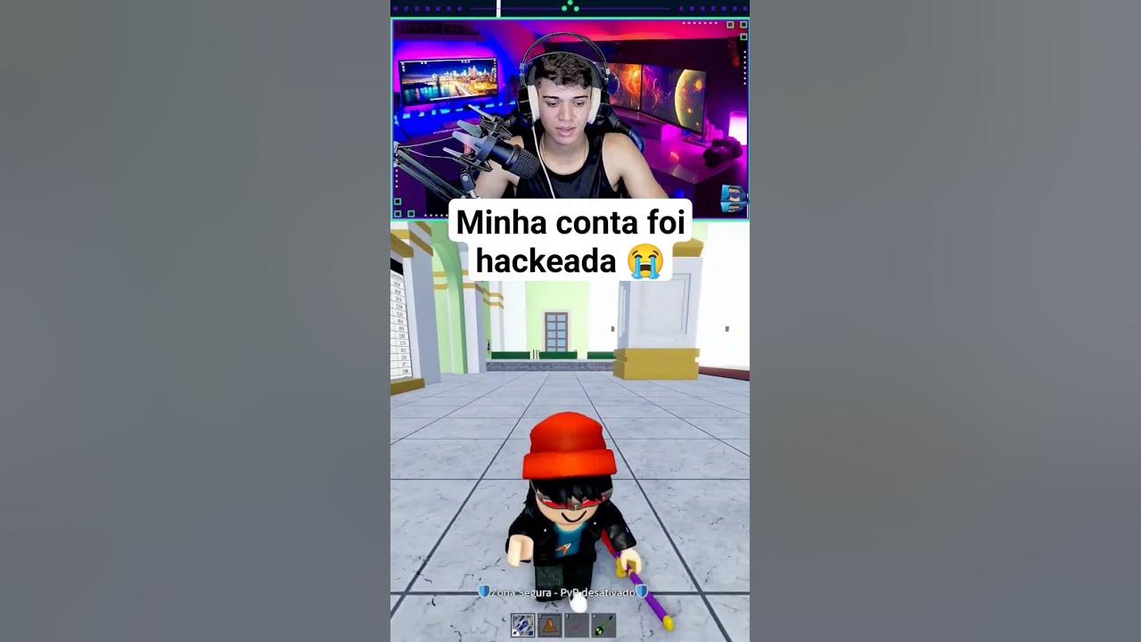 MINHA CONTA DE ROBLOX FOI HACKEADA 