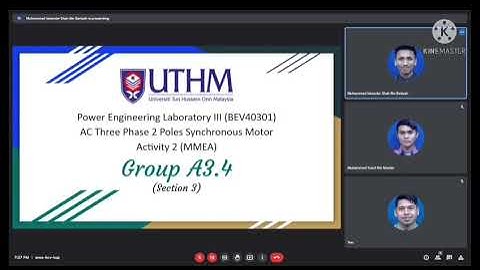 AC Three Phase 2 Poles Synchronous Motor - Group A3.4