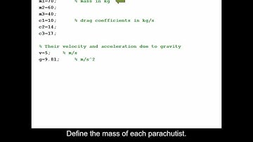 An example: Using MATLAB to solve a system of linear algebraic equations.