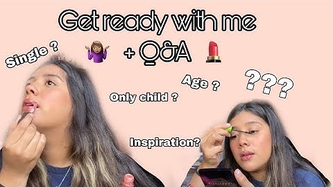 GRWM + Q&A ( First Video ! )