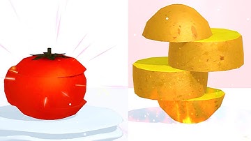 Stack Up ASMR Slicing Game! Satisfying and Relaxing Video