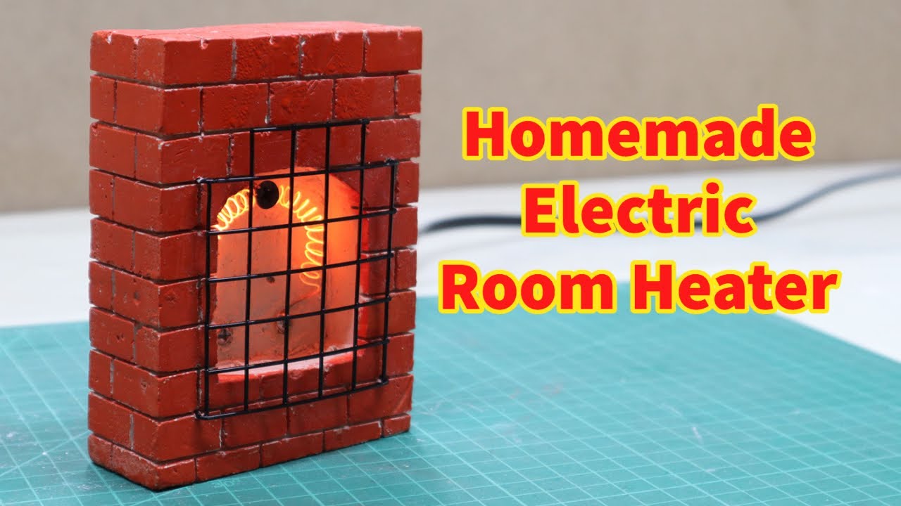 How To Make Mini Electric Room Heater - Homemade Portable Desk Heater. -  Youtube