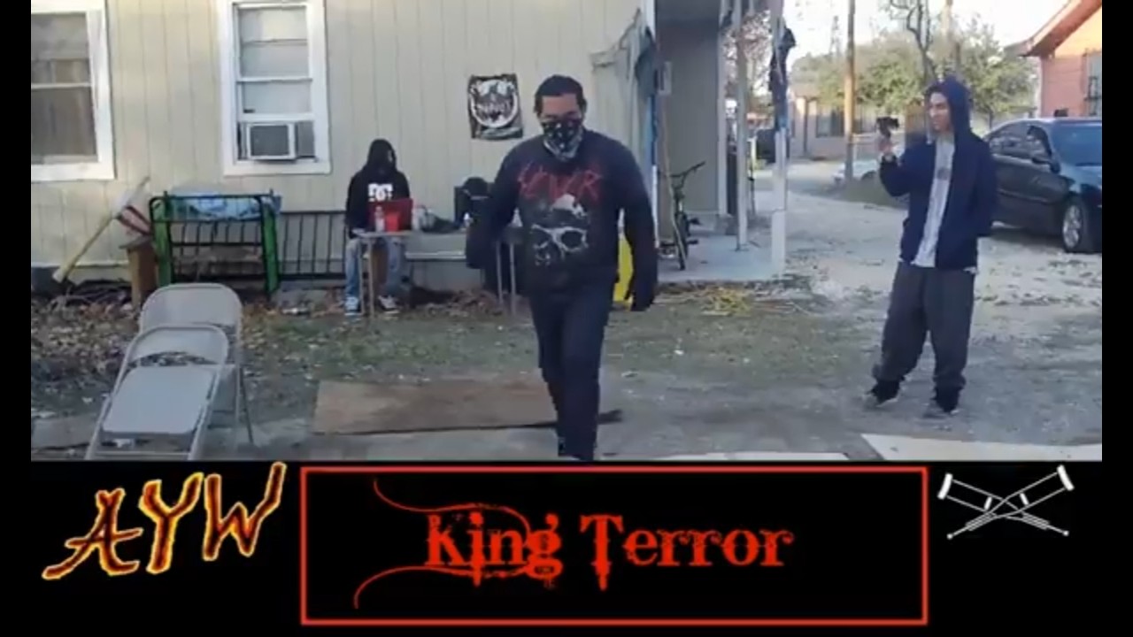 NEVER BEFORE SEEN! AYW Backyard Wrestling - Mark 'King Terror' Ponce Full Match