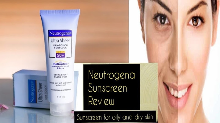 Is Neutrogena Ultra Sheer good sunscreen?