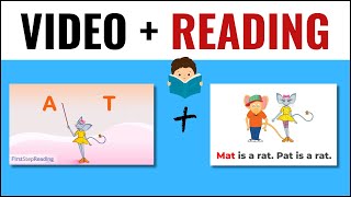 Learn to Read: Video Lessons and Reading Book - Short Vowel A by FirstStepReading 1,226 views 1 month ago 4 minutes, 10 seconds