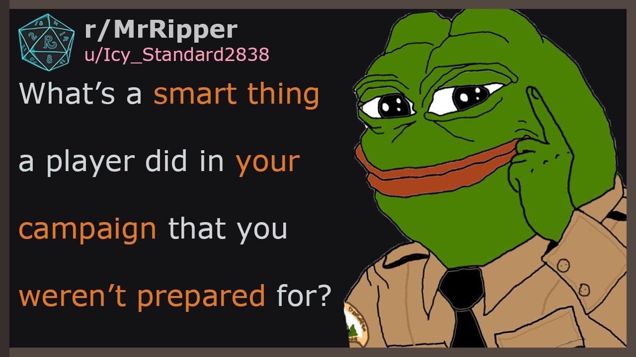 What’s a smart thing a player did in your campaign that you weren’t prepared for? #dnd