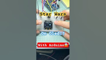 Star Wars on a 0.96” OLED? You Gotta See This! #shorts #arduino #starwars