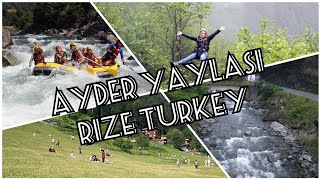 جولة في آيدر - ريزا وبحيرة سيرا طرابزون2021 الشمال التركي || Ayder Rize Trabzon 2021 Turkey