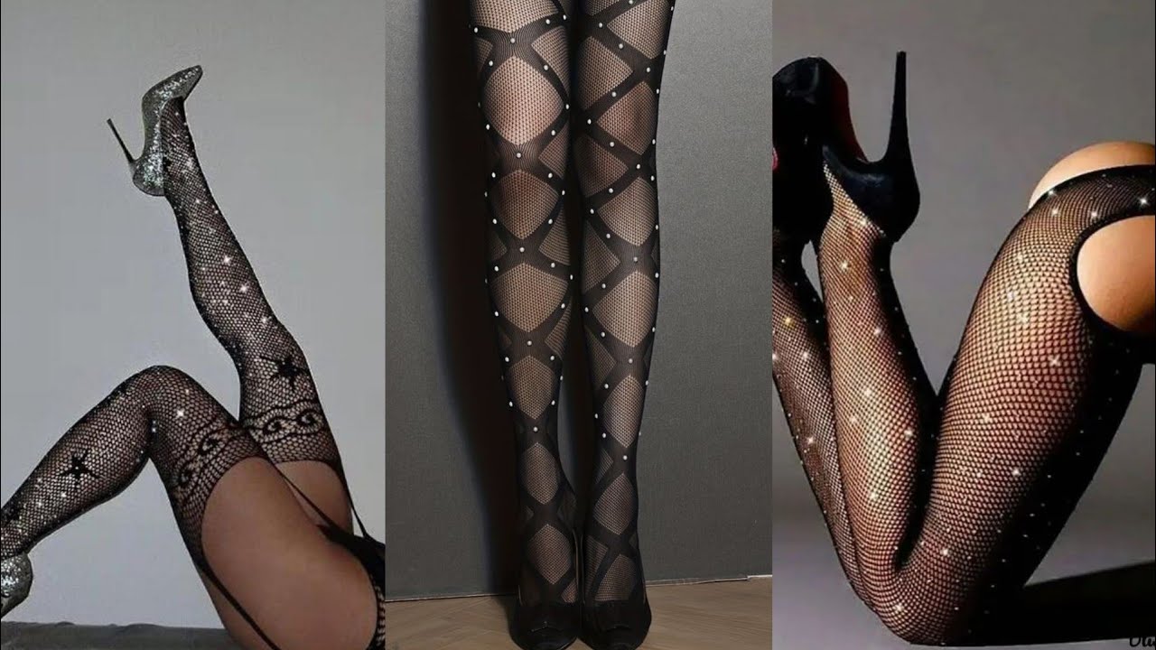 Pearl Fishnet Pantyhose - Carina main image 1