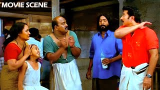 കുട്ടികൾ കമ്മൽ ഇട്ടാൽ പിച്ചക്കാര് പിടിച്ചോണ്ടുപോവും | Annan Thampi Movie | Mammootty | Comedy Scene
