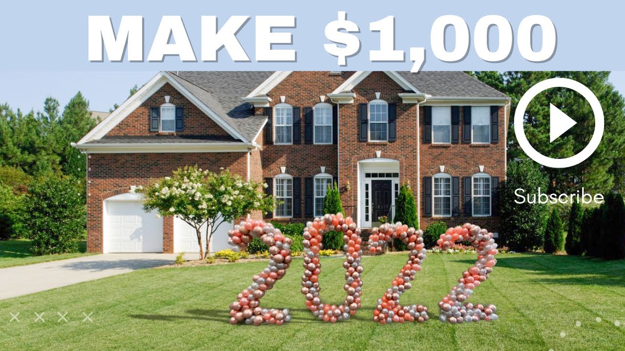 LARGE NUMBERS: Top Profitable Balloon Business Ideas - Balloon Number Garland 2023 -Brittany Bradley