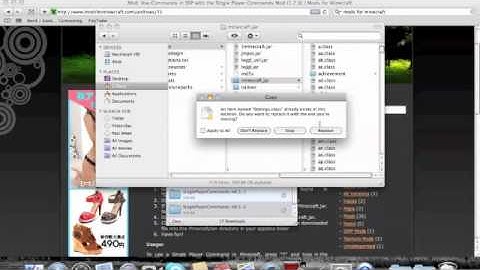 Minecraft how to download single player commands MAC