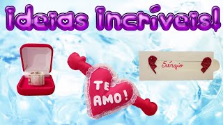 Presente dia Dos Namorados - 😍 3 ideias incríveis - #fazerarte