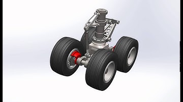 SolidWorks, Final Project Videos, Hengwei Zhang "Landing Gear"