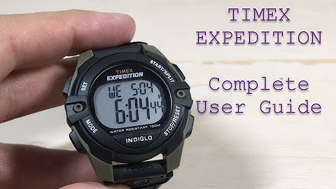 Timex Expedition (Full User Guide and Settings)