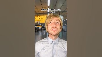 When a Dutch person says “no” ✈️ #schiphol #expatlife #traveltips