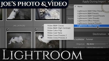 Learn How To Use Lightroom 6 & CC - Importing & Managing Photos