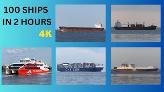 OVER 100 SHIPS IN OVER 2 HOURS - SHIPSPOTTING COMPILATION CUXHAVEN MAY 2023