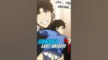 Jinwoo Last Arise. Solo Leveling Season 2 #sololeveling #sungjinwoo