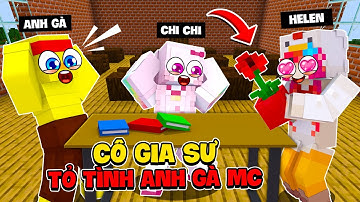 Cô Gia Sư Dễ Thương Đã Phải Lòng Yêu Anh Gà MC Trong Minecraft