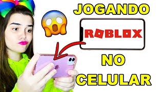 Saiba Como Jogar Roblox No Celular - como agachar no roblox de celular prison life youtube